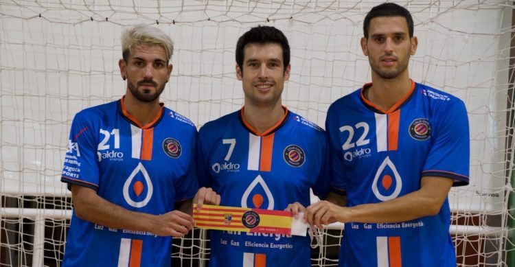 Juan Muniesa, Carlos García y Pablo Trasobares, capitanes del Full Energía Zaragoza