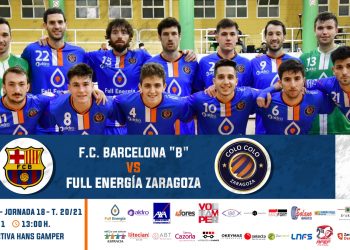 El Full Energía Zaragoza se juega en Barcelona lograr un objetivo ilusionante