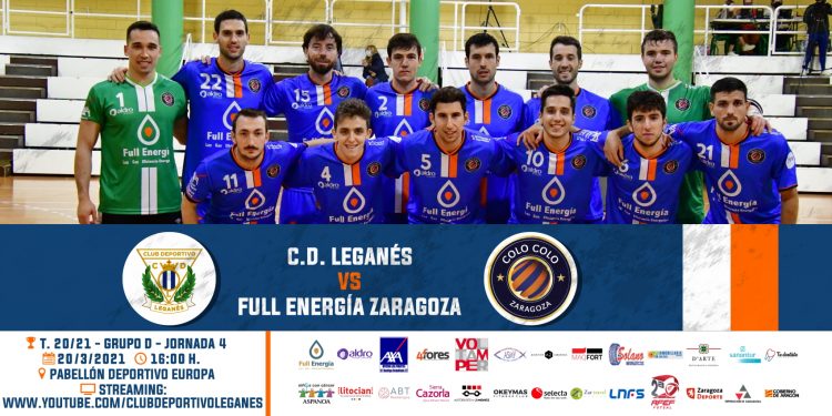 El Full Energía Zaragoza se desplaza a Leganés