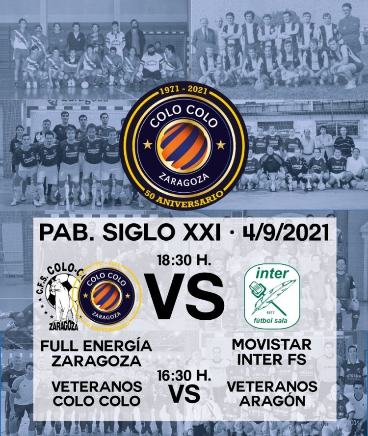 Información de los partidos por el 50 aniversario del Colo