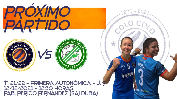Salduba acoge el IngerTV Colo Colo – Ayerbe Unizar Futsal Oscense