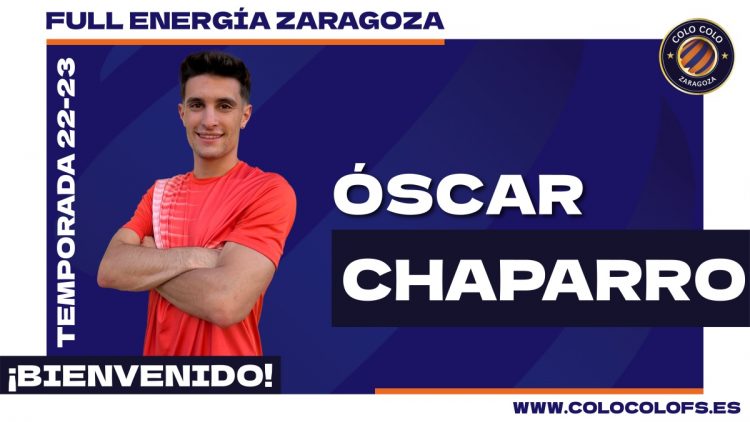 Óscar Chaparro, cuarta incorporación del Full Energía Zaragoza