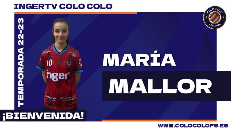 María Mallor, segundo refuerzo para el IngerTV Colo Colo