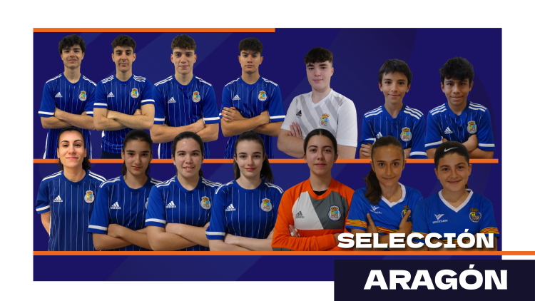 Siete jugadores y siete jugadoras del Colo han disputado con Aragón el Campeonato de España