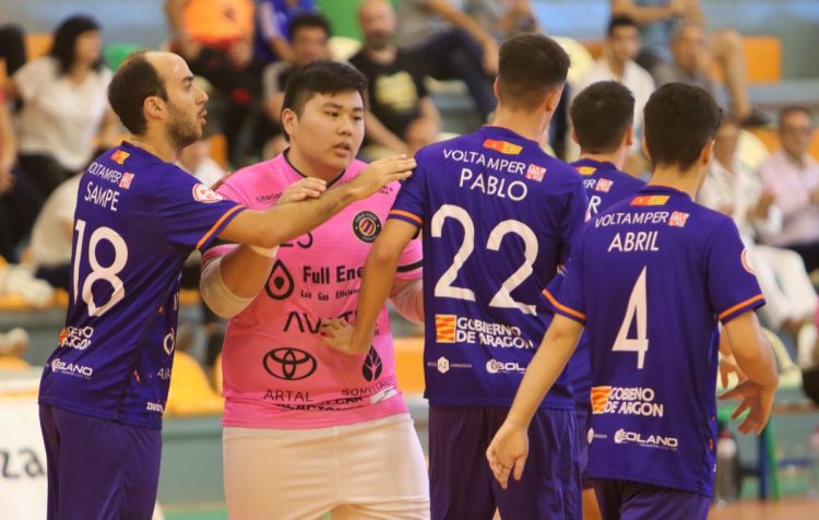 El Full Energía Zaragoza ‘B’ salva un punto a 15 segundos para el final