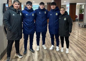 Gabriel Paniagua, Sergio González y Jorge Martínez, en la convocatoria de la Sub-19 de Aragón para disputar la fase previa del Campeonato de España