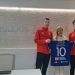 Manu Cebrián y Shunta Uchida visitan Azulejos Zaragoza
