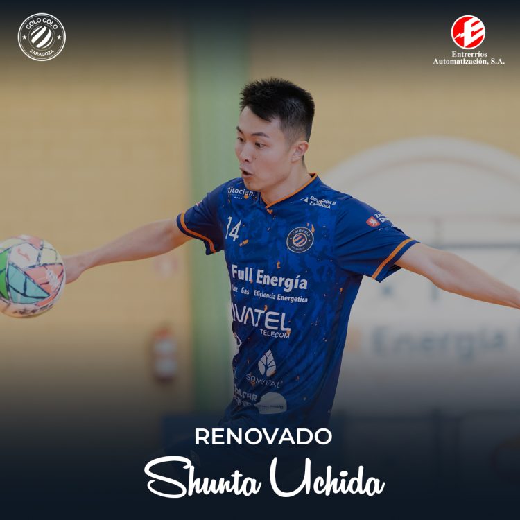 Shunta Uchida seguirá jugando en el Entrerríos Zaragoza