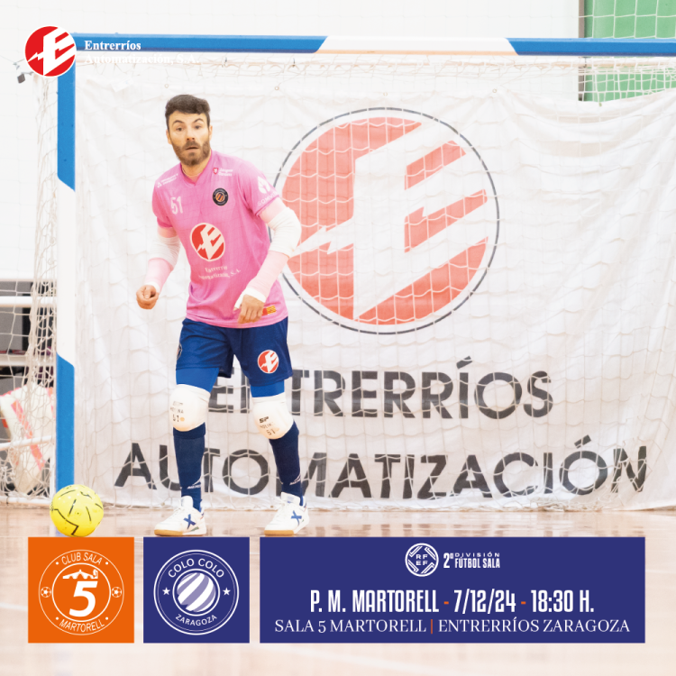 El Entrerríos Zaragoza visita al Sala 5 Martorell