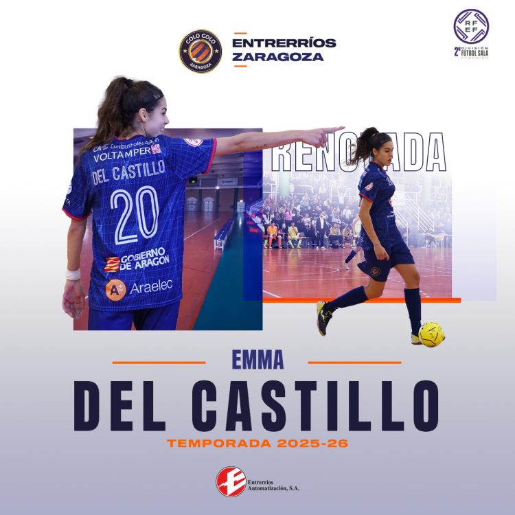 Emma Del Castillo prolonga su vínculo con el Entrerríos Zaragoza
