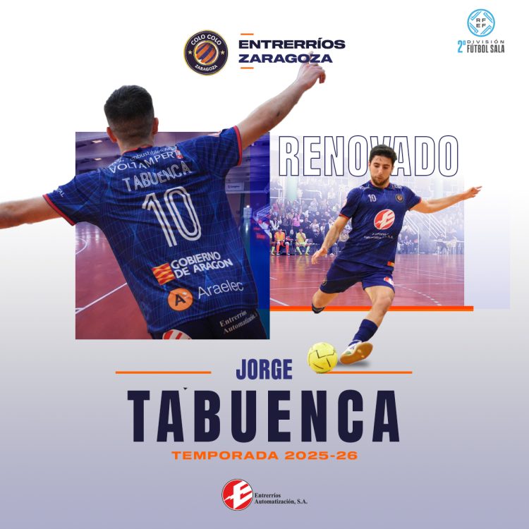 Jorge Tabuenca renueva con el Entrerríos Zaragoza