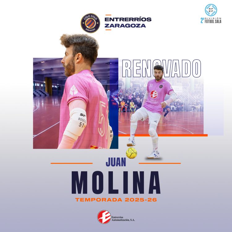 Juan Molina y el Entrerríos siguen vinculados durante la temporada 25/26