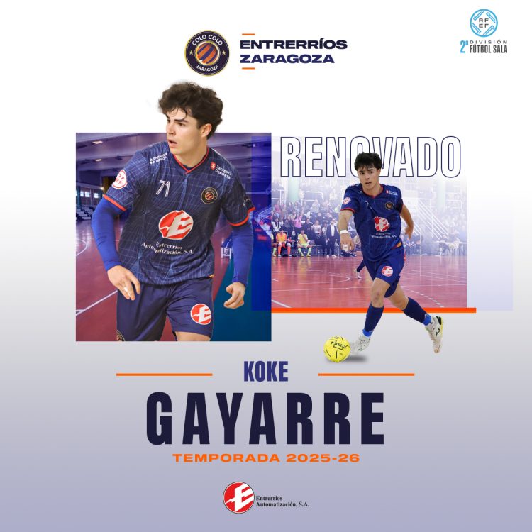 Koke Gayarre pasa a formar parte del primer equipo del Entrerríos Zaragoza