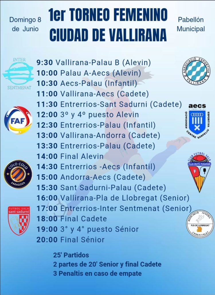 El Entrerríos, presente en el I Torneo Femenino Ciudad de Vallirana