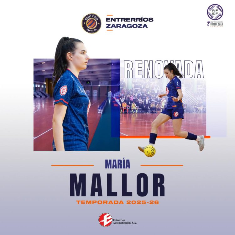 María Mallor renueva con el Entrerríos Zaragoza