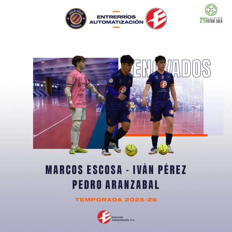Marcos Escosa, Pedro Aranzabal e Iván Pérez pasan al filial