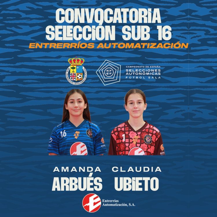 Cuatro jugadoras del Entrerríos, convocadas con la Sub-14 de Aragón