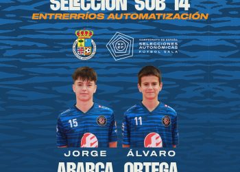 Álvaro Ortega y Jorge Abarca, a Cádiz con la Selección Sub-14