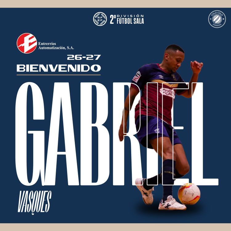  Gabriel Vasques, nuevo jugador del Entrerríos 